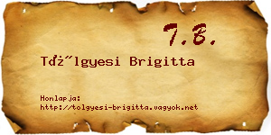 Tölgyesi Brigitta névjegykártya